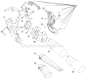 Page B Diagram and Parts List for 320BVR 41AS320G734 Ryobi Leaf Blower / Vacuum
