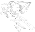 Page B Diagram and Parts List for 320BVR 41BS320G734 Ryobi Leaf Blower / Vacuum