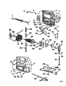 Part Location Diagram of 617966009 Ryobi Screw