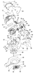 Part Location Diagram of 791-182483 MTD Gear Return Spring