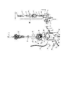 Motor assembly Diagram and Parts List for BT510  Ryobi Table Saw