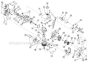 Part Location Diagram of 791-00039 MTD Short Block Assembly