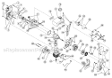 Page B Diagram and Parts List for 410R 21CK410G034 Ryobi Tiller