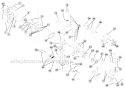 Page B Diagram and Parts List for 410R 21FK410G034 Ryobi Tiller