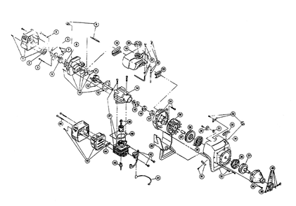 Fig-0 Diagram and Parts List for IDC580 206042751 Ryobi Trimmer
