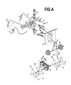 Fig-1 Diagram and Parts List for 400 809065150 Ryobi Tiller
