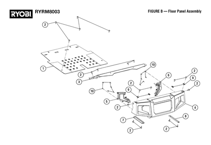 Part Location Diagram of 997927001 Homelite Front Fascia