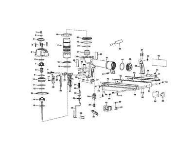 Fig-0 Diagram and Parts List for YN250SF  Ryobi Nailer