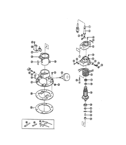 Fig-0 Diagram and Parts List for R30K  Ryobi Router