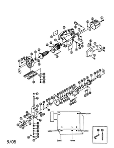 Jig Saw Diagram and Parts List for J-60V  Ryobi Jig Saw