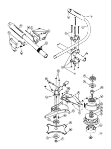 Part Location Diagram of 683303 Lawn Boy Throttle Trigger Assembly
