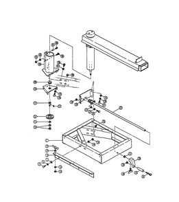 Fig-2 Diagram and Parts List for RA-2500N  Ryobi Saw