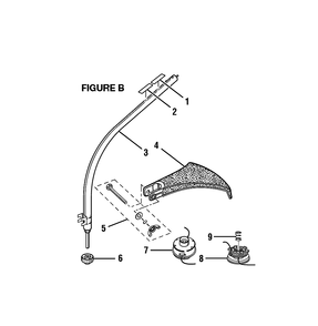 Fig-1 Diagram and Parts List for RY30921  Ryobi Trimmer