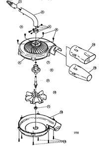 Part Location Diagram of 181635 Ryobi Impeller