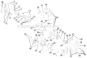 Engine Assembly Diagram and Parts List for 700R 41AD700G034 Ryobi Trimmer