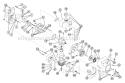Engine Assembly Diagram and Parts List for 700R 41AD700G734 Ryobi Trimmer