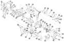 Engine Assembly Diagram and Parts List for 720R 41AD720A034 Ryobi Trimmer
