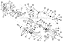 Engine Assembly Diagram and Parts List for 720R 41BD720A034 Ryobi Trimmer