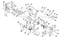 Engine Assembly Diagram and Parts List for 725R 41AD725B034 Ryobi Trimmer