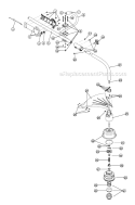 Page A Diagram and Parts List for 725R 41ADL04A734 Ryobi Trimmer