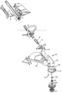 Part Location Diagram of 791-180127 Ryobi WIRE, THROTTLE 18.1