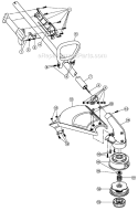 Page B Diagram and Parts List for 765R 41AD765G734 Ryobi Trimmer