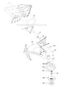 Shaft Assembly Diagram and Parts List for 765R 41BD765G034 Ryobi Trimmer