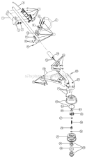 Part Location Diagram of 791-683815 Ryobi J-Handle Assembly