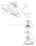 Part Location Diagram of 791-181244 Ryobi Gearbox Mounting Hardware