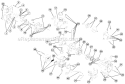 Engine Assembly Diagram and Parts List for 775R 41AD775A034 Ryobi Trimmer
