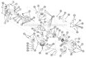 Engine Assembly Diagram and Parts List for 775R 41AD775A734 Ryobi Trimmer