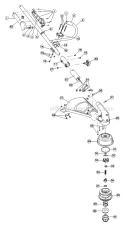 Part Location Diagram of 791-181166 MTD Lower Flexible Drive Shaft