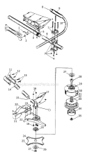 Part Location Diagram of 791-147670 Ryobi Cover, Blade