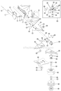 Shaft Assembly Diagram and Parts List for 790R 41AD790A734 Ryobi Trimmer