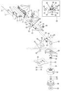Shaft Assembly Diagram and Parts List for 790R 41DD790A034 Ryobi Trimmer