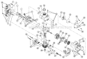 Engine Assembly Diagram and Parts List for 790R 41ED790A034 Ryobi Trimmer