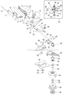 Part Location Diagram of 791-180804 MTD Lower Drive Shaft Housing Assembly
