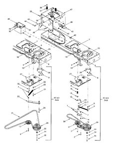 Part Location Diagram of 683-0314-0650 MTD Alternative for 683-0314: FRAME Assembly