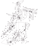 Engine Assembly Diagram and Parts List for 825RA 41CD825C038 Ryobi Trimmer