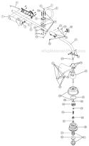 Part Location Diagram of 791-182387 MTD Lower Drive Shaft Housing Assembly (Incl. Ref No. 16)