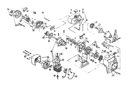 Fig-0 Diagram and Parts List for IDC520 810043501-909079489 Ryobi Trimmer