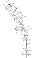Shaft Assembly Diagram and Parts List for 875R 41AD875A034 Ryobi Trimmer