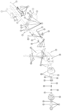 Shaft Assembly Diagram and Parts List for 875R 41CD875A034 Ryobi Trimmer