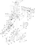 Engine Assembly Diagram and Parts List for 875R 41CD875A034 Ryobi Trimmer