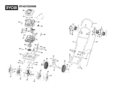 Part Location Diagram of 660024061 Ridgid Screw M4 X 14mm
