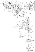 Shaft Assembly Diagram and Parts List for 890R 41AD890A034 Ryobi Trimmer