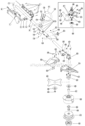 Page A Diagram and Parts List for 890R 41AD890A734 2004 MTD Trimmer