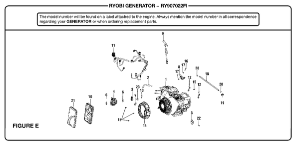 Part Location Diagram of 519729002 Ridgid J-Clamp