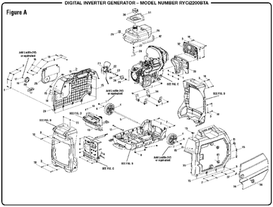 Part Location Diagram of 524012022 Homelite LOWER EXHAUST PANEL ASSEMBLY
