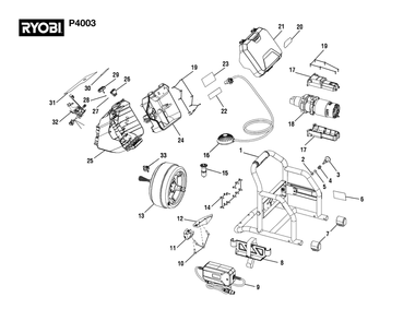 Part Location Diagram of 565175001 Ryobi O-Ring